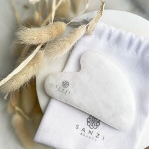 Gua Sha White Jade Round - Facial